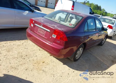 2003 Honda Civic Lx z USA, uszkodzony, nr VIN 2HGES16503H605842